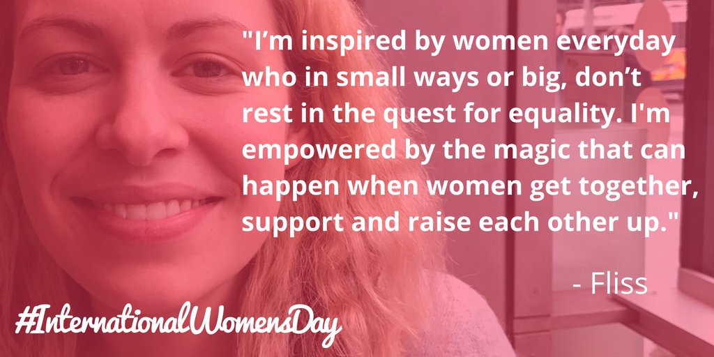 Clockwork_Pie's tweet image. Our Fliss unleashes her awesomeness &amp;amp; shares what inspires her on #InternationalWomensDay #SheInspiresMe👊
