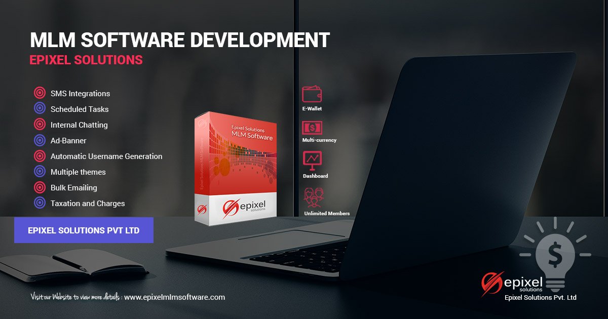 epixelmlmsoft's tweet photo. #mlmsoftwaredevelopmentcompany
#mlmsoftware,#networkmarketingsoftware,#directselling
#MLM Software makes your #Marketing Benefits made easy https://t.co/jAlB41qxAI