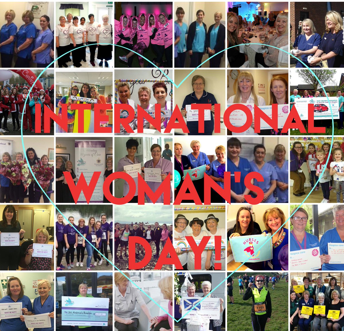 StAndrewHospice's tweet photo. #InternationalWomensDay  'Here's to strong Women. May we know them. May we be them.'.... And we do! They work here and support us! #proud 💜 https://t.co/wUI6tKfjVi