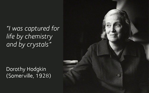 Dorothy Hodgkin <a href="/SomervilleOx/">Somerville College</a> - 1st UK woman Nobel Prize-winning scientist bit.ly/2kzsi5S  #WomenatOxford #IWD2017 #wednesdaywisdom