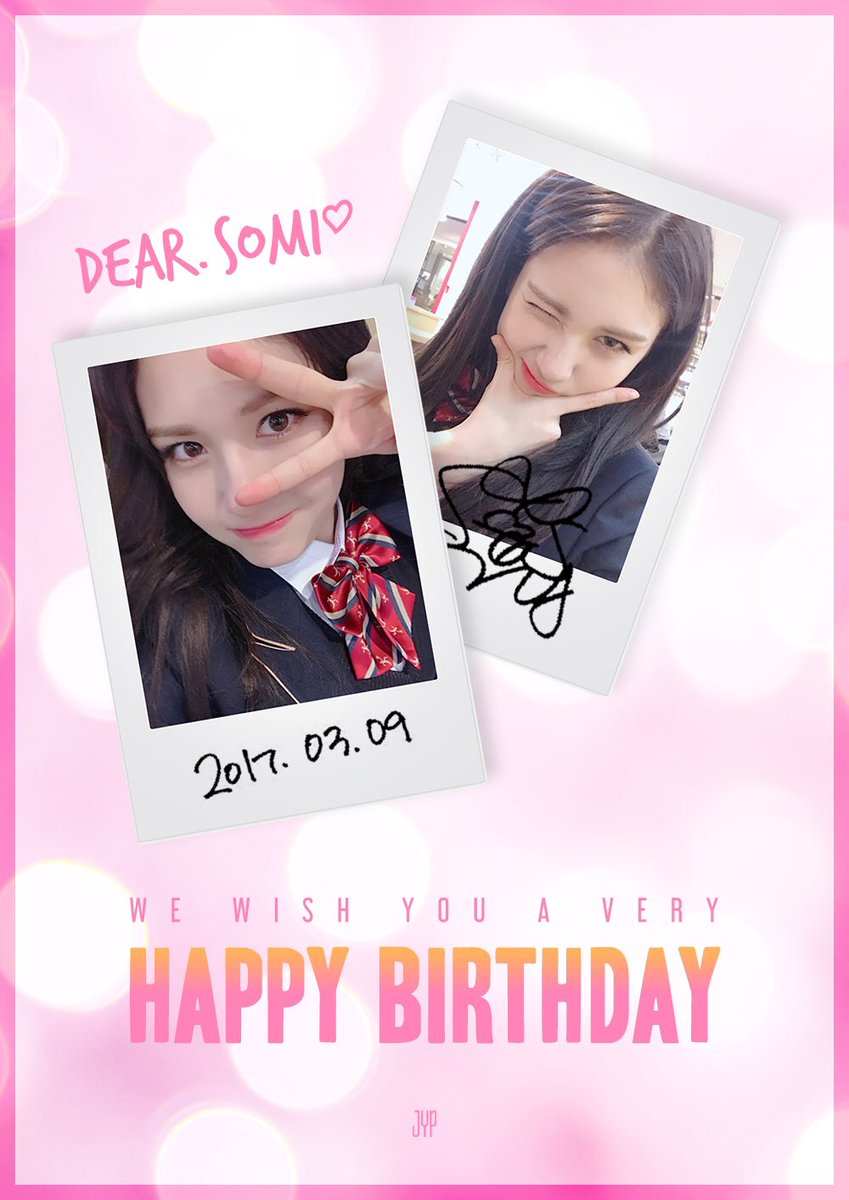 HAPPY BIRTHDAY Somi
#HappySomiDay