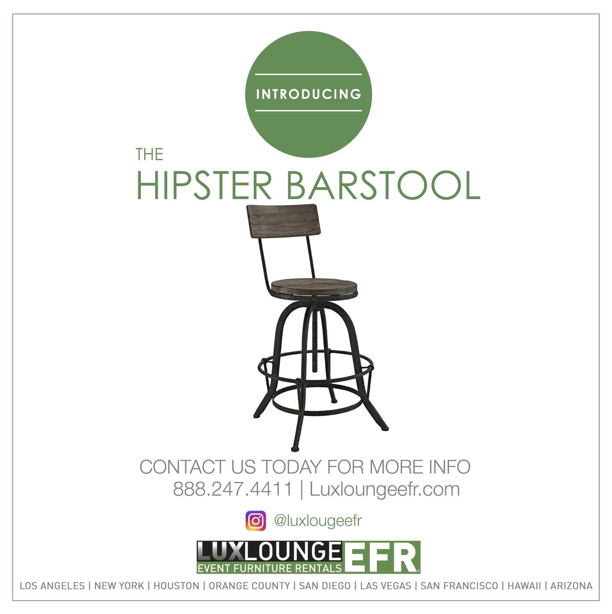 Lux Lounge Efr On Twitter Know Our Stylish Hipster Barstool For