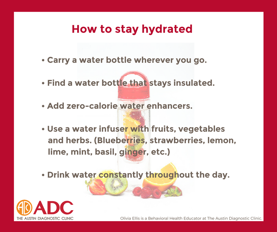 ADCHealth's tweet photo. ADC Health Risk Management suggests ways to #hydrate for optimal health. https://t.co/uMI7fKJktv #WellnessWednesday #ADChealth #drinkwater https://t.co/DkUarsH5Jo