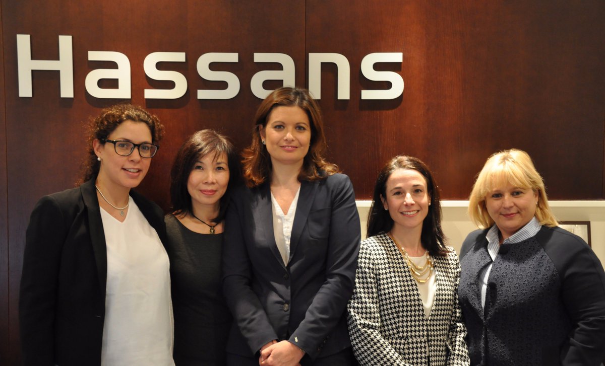 A group of Hassans' female partners, leaders in their respective fields, joined together as a show of support for #InternationalWomensDay