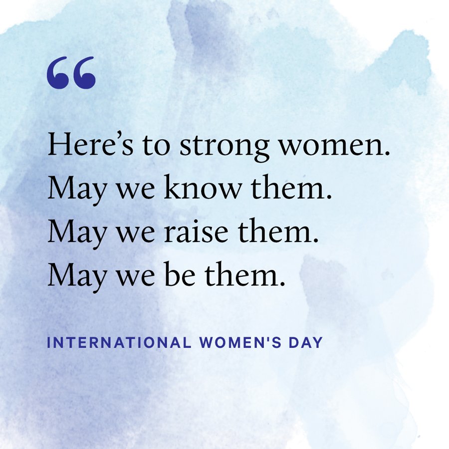 KeatonRow's tweet image. #InternationalWomensDay