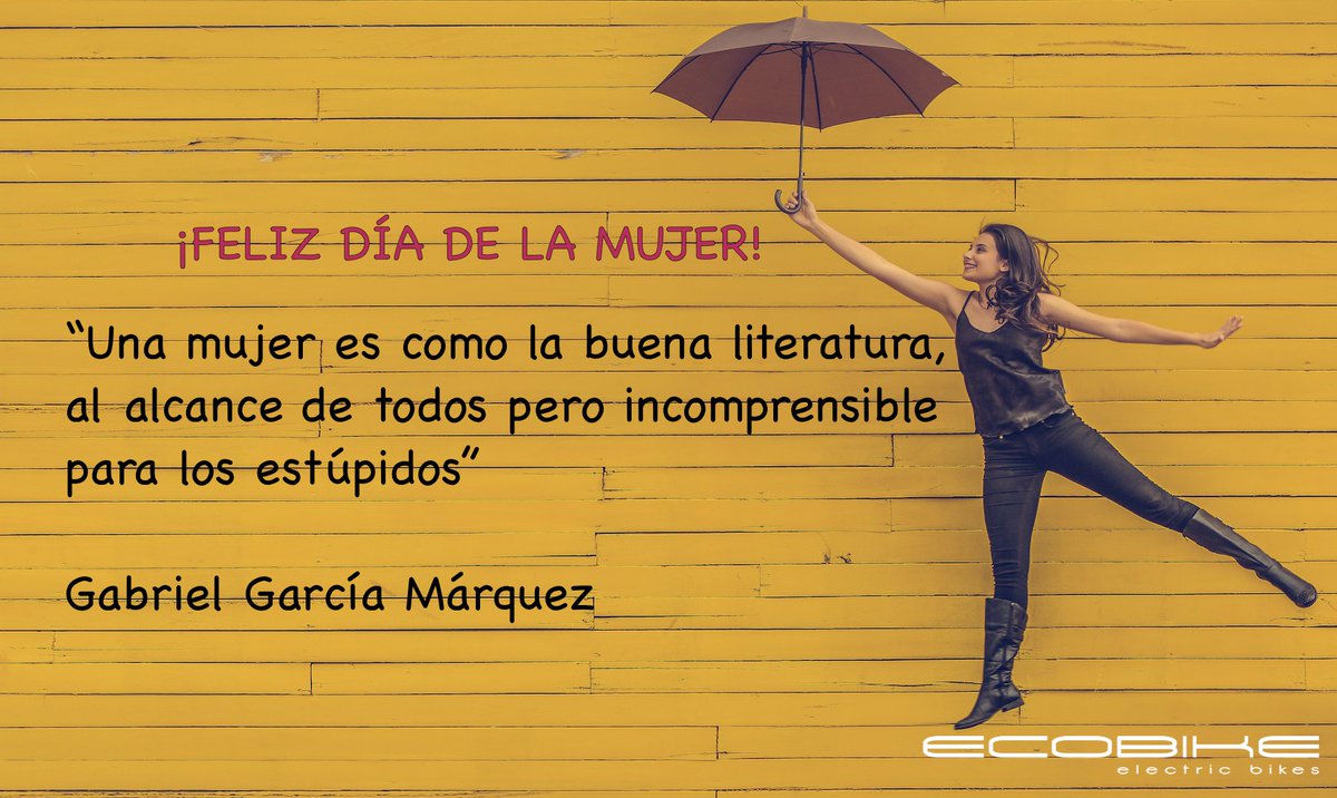 Ecobike_EB's tweet photo. Feliz día a todas las mujeres que hacen la vida tan maravillosa. Hoy va por vosotras. 💐 #Díadelamujer #Ecobike #Fuerza https://t.co/bk4qZxca8b