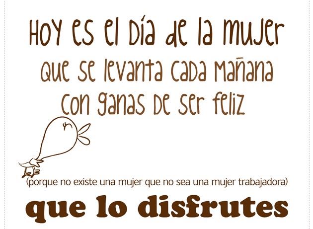 maria_dga's tweet photo. Feliz Dia Internacional de la Mujer. https://t.co/XMAu15Gk75