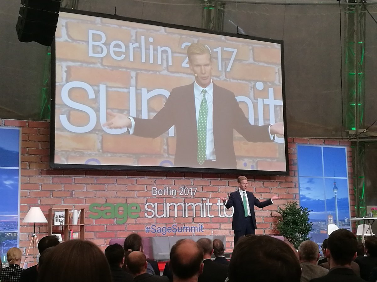 bsoftwaregmbh's tweet photo. @SKellyCEO Sage CEO Stephen Kelly live on Stage in Berlin  #sagesummit https://t.co/DxSHv9Vmtu