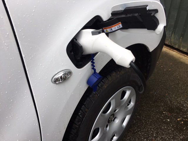 look what we have just got! #electricvanhire #tjsselfdrive