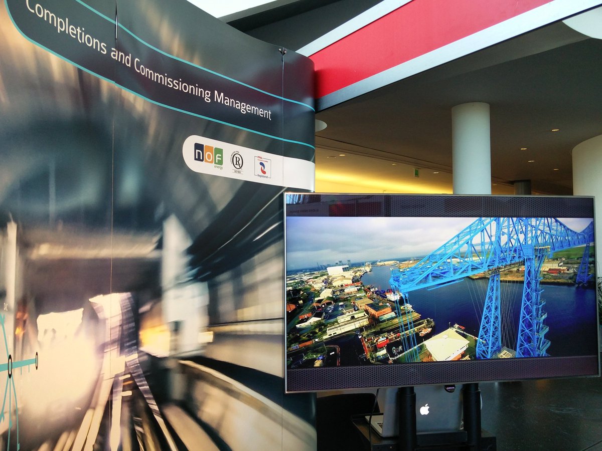 Representing #Teesside and the Transporter Bridge in #Newcastle at the @NOFEnergyLtd conference #energyabalancedfuture