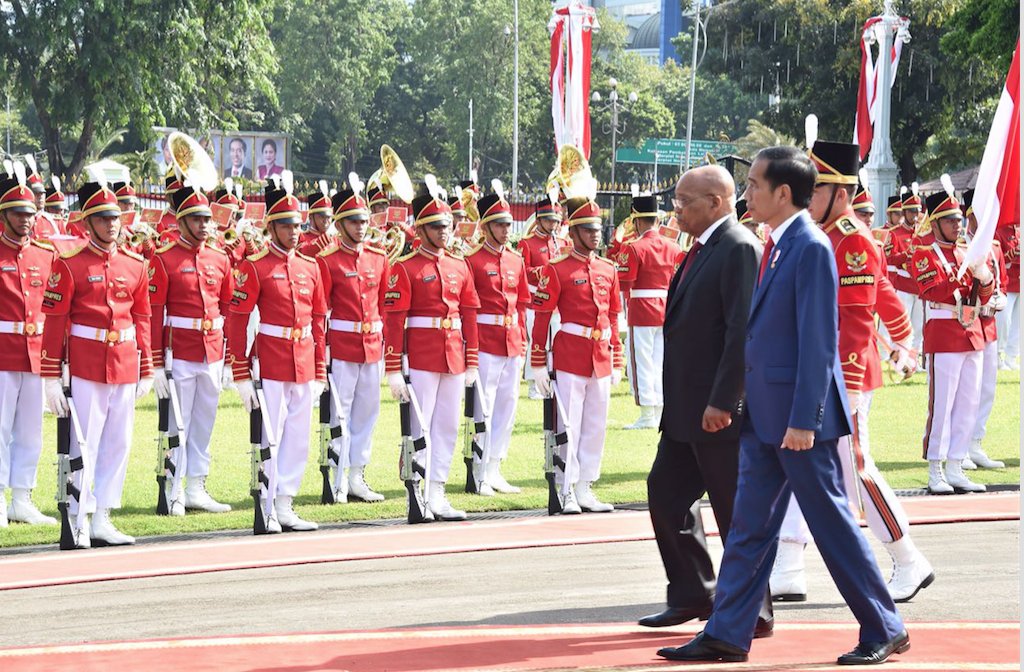 PresidencyZA's tweet image. President Zuma’s State Visit to the Republic of Indonesia #IndonesiaStateVisit