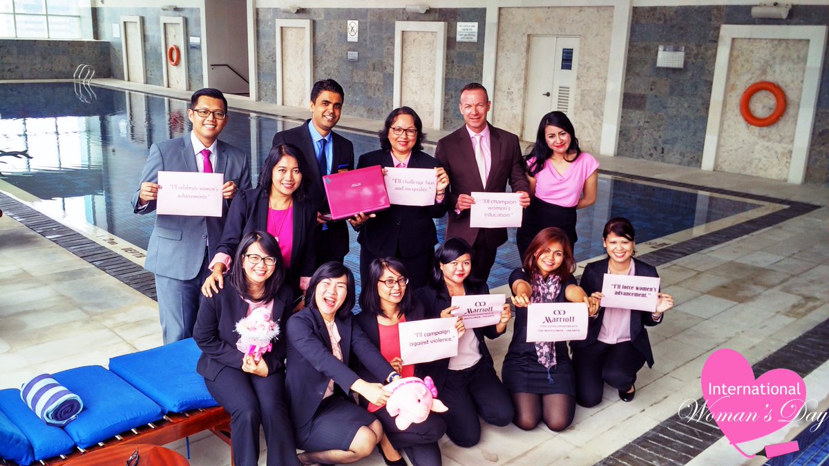 MEAMayflowerJKT's tweet photo. We are celebrating International Women's Day. #BeBoldForChange #MarriottWIL https://t.co/o1O04wN4BE