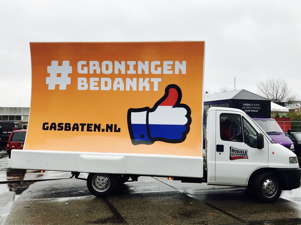 Yes! #GroningenBedankt rijdt de komende week door Nederland. gasbaten.nl