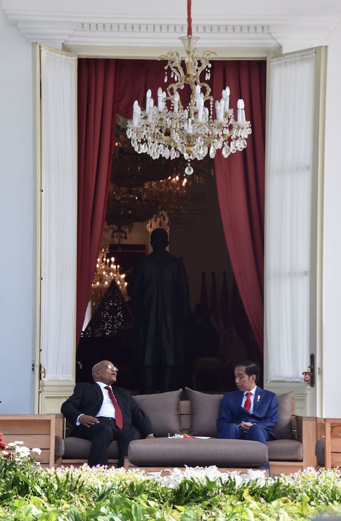 PresidencyZA's tweet image. President Zuma’s State Visit to the Republic of Indonesia #IndonesiaStateVisit