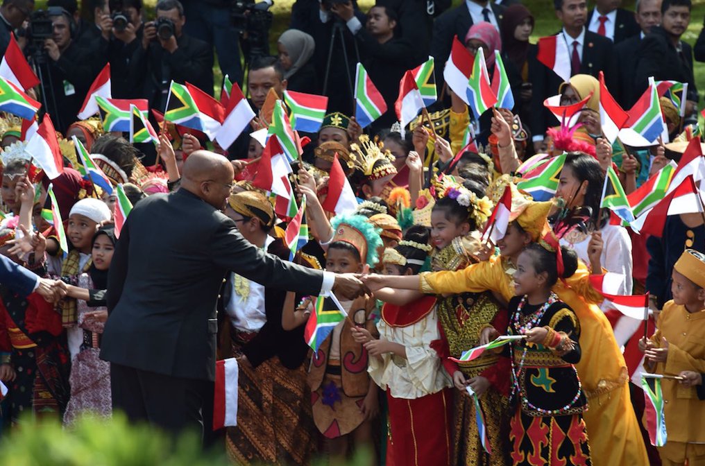 PresidencyZA's tweet image. President Zuma’s State Visit to the Republic of Indonesia #IndonesiaStateVisit