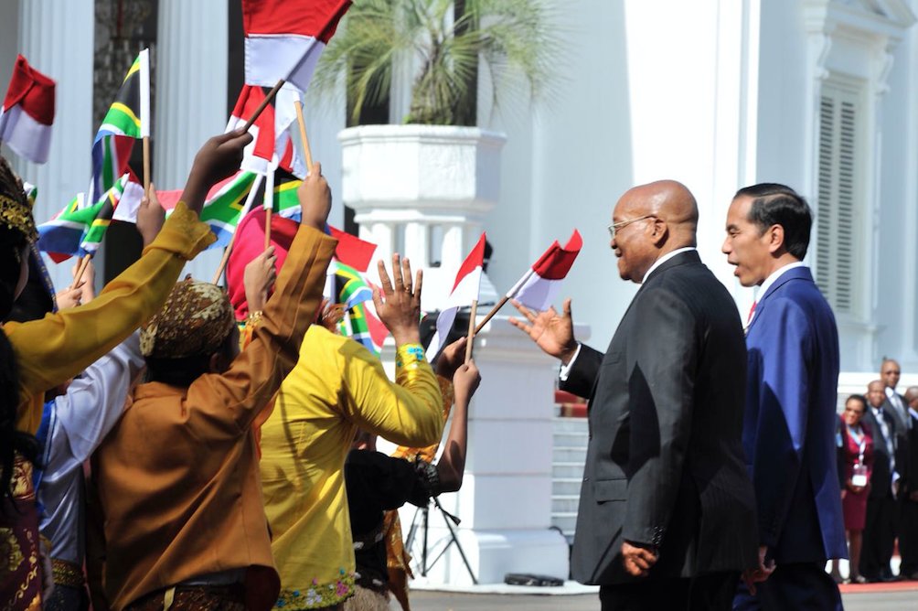 PresidencyZA's tweet image. President Zuma’s State Visit to the Republic of Indonesia #IndonesiaStateVisit