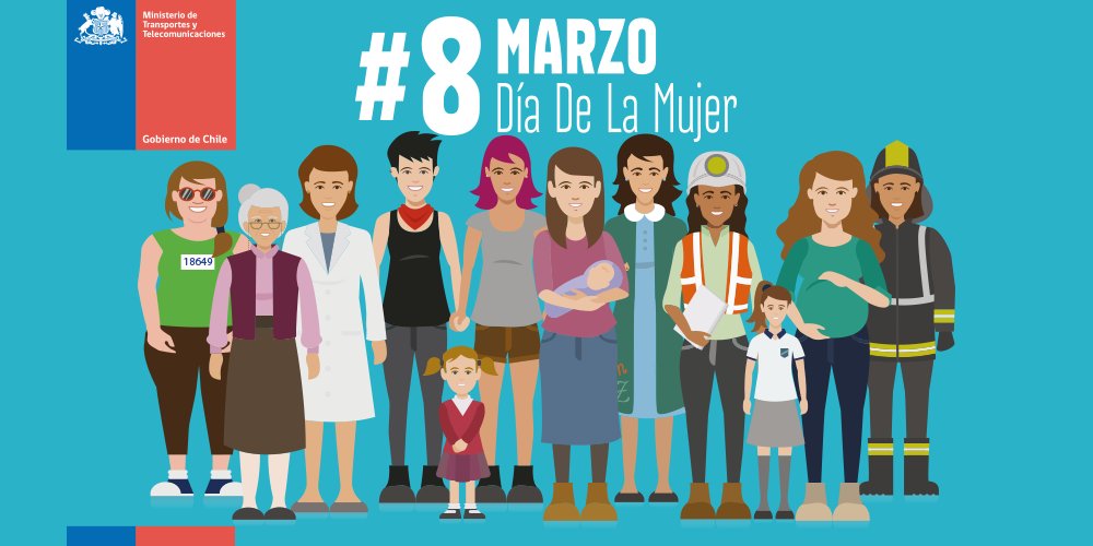 En el #DíaDeLaMujer un gran saludo a todas las mujeres que se esfuerzan por construir un Chile más justo e igualitario   #MujeresAvanzando