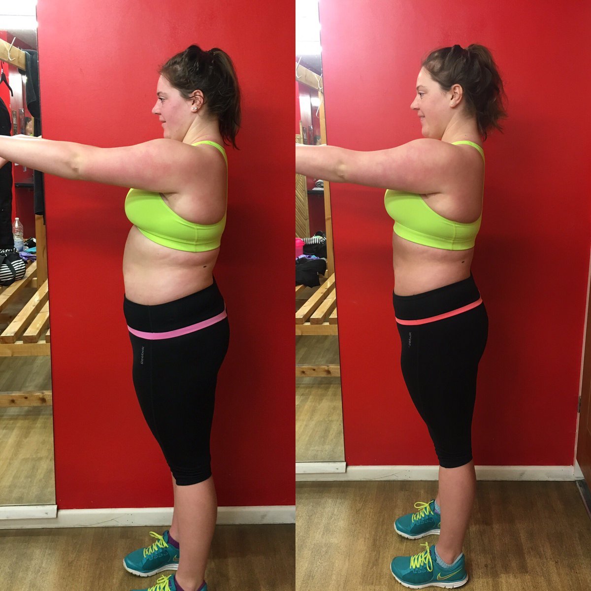 🔥4 WEEK PROGRESS🔥  cannot believe how well <a href="/zoe_emma_/">Zoe Emma</a> has done in just 4 weeks, loosing just over a stone!! 😁 very proud. #izfit