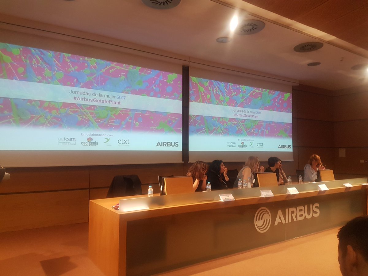 Mesa redonda de primera categoría en las jornadas de la mujer #AirbusGetafePlant
#DiaInternacionalDeLaMujer