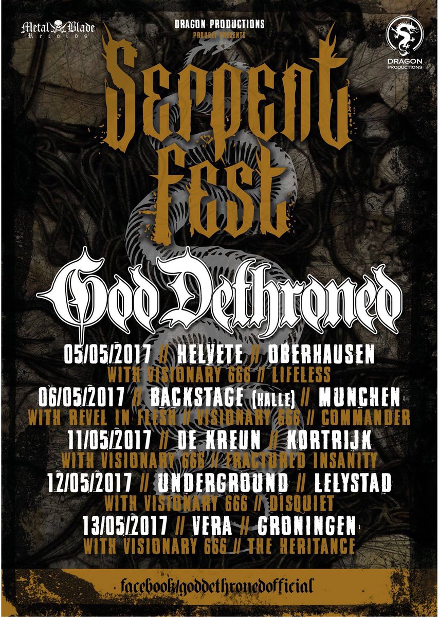 Added a Belgium edition #serpentfest #goddethroned #Metal