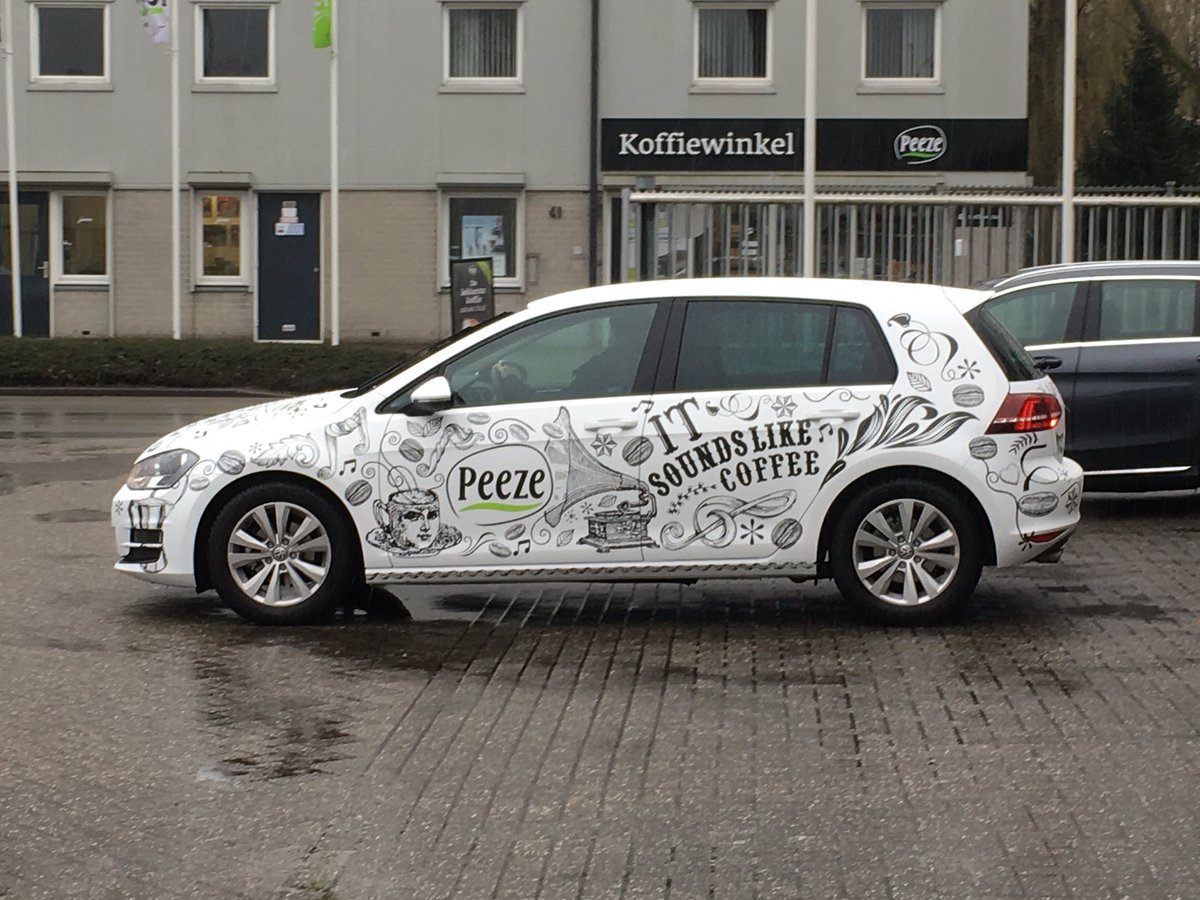 Ter promotie van ons nieuwe Best Collect koffieconcept hebben we onze bedrijfsauto laten wrappen! Gaaf of gaaf? @Sogooddesign <a href="/BordbustersBV/">Bordbusters</a>