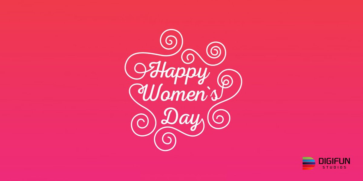 DigifunStudios's tweet photo. A very happy women’s day to all of you. And a special message for all the men out there - Celebrate Women! 
#InternationalWomensDay https://t.co/BsTnWahZkP