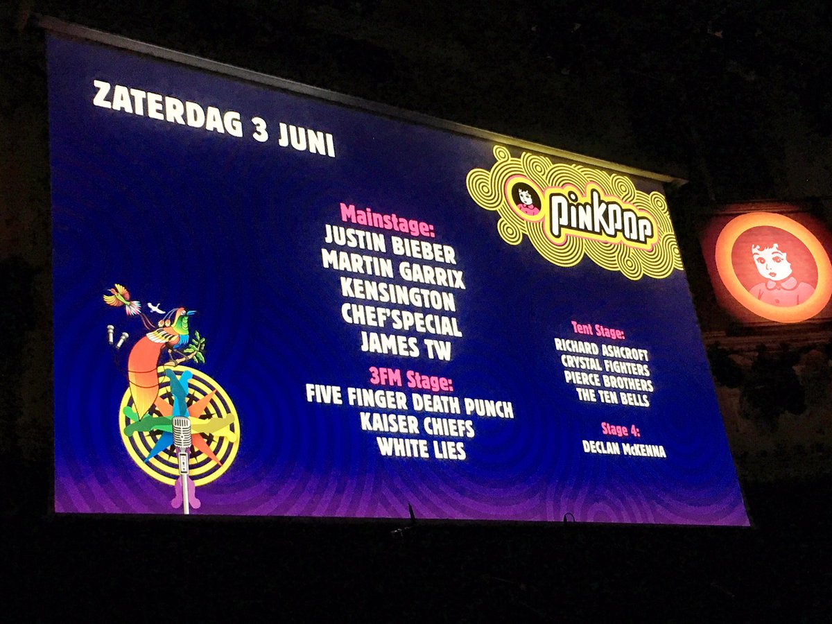 Meteen door naar het programma voor de Pinkpopzaterdag. #pinkpop17 #pp17