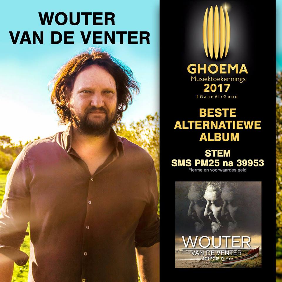 <a href="/woutervdventer/">Wouter van de Venter</a> <a href="/anitavdventer/">Anita van de Venter</a> Baie geluk met #alternatiewe_album van die jaar by @Ghoema2017!  Trots! <a href="/loveWeskus/">I ♥ Weskus</a>
#dieliginjoulewe
