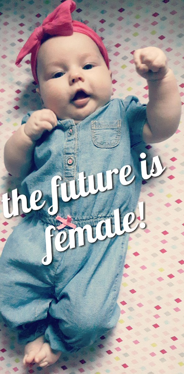 msf0rd's tweet photo. Happy International Women's Day, from Little Lily! #InternationalWomensDay #girlpower https://t.co/EbNj8mOw6Z