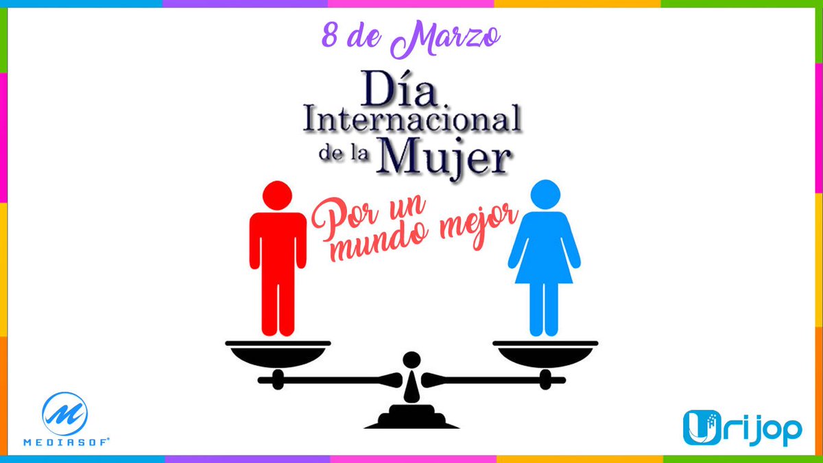 Mediasof1's tweet photo. #InternationalWomensDay #DiadelaMujerTrabajadora  #DiaInternacionalDeLaMujer #IgualdadDeGenero #DiaMujer @Mediasof1 @urijop https://t.co/hl29RQfYCW