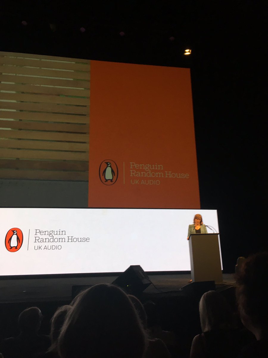 PRHDigital's tweet photo. Shout to our own @HTelfer1 for a fantastic audio presentation #PenguinPresents https://t.co/hl8O843oDJ