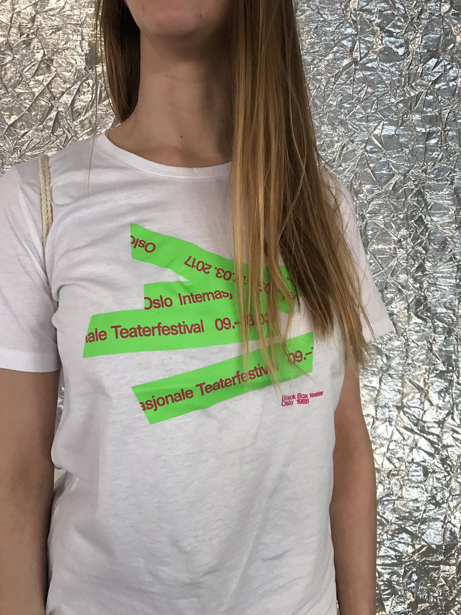 BlackBoxTeater's tweet photo. Yes!! Festival merch har ankommet! #oslointernasjonaleteaterfestival #oitf2017 #festival #soon 🔥🔥🔥 https://t.co/NRYfLwHTgm