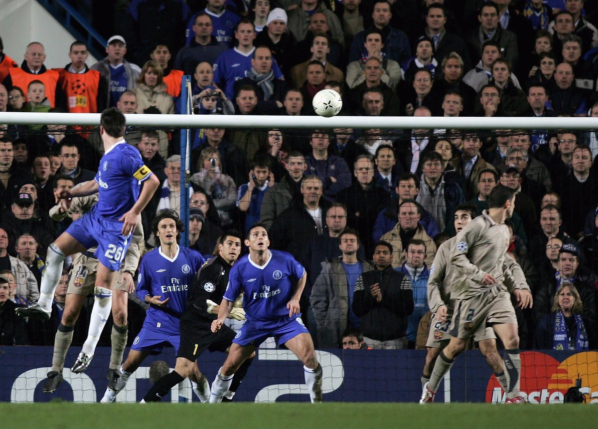 Chelsea Fc On This Day In 05 We Beat Barcelona 4 2 At The Bridge To Reach The Last Eight Of The Champions League