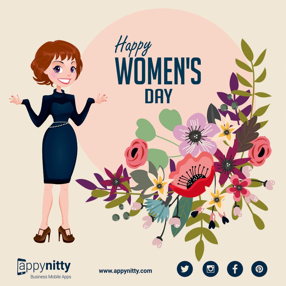 Appynitty's tweet image. #HappyWomensDay!!!!
#BeBoldForChange