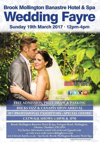 RedEventuk's tweet photo. @bellscakepantry we are looking forward to having you at Brook Mollington Banastre Hotel &amp; Spa Wedding Fayre on Sun 19th March.Please share https://t.co/jMeW9jQZgd