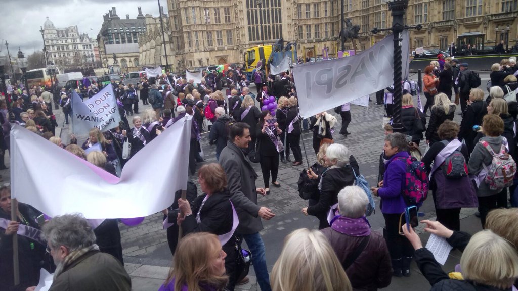 WASPI_Campaign's tweet image. Starting to look busy already #WASPI #IWD2017