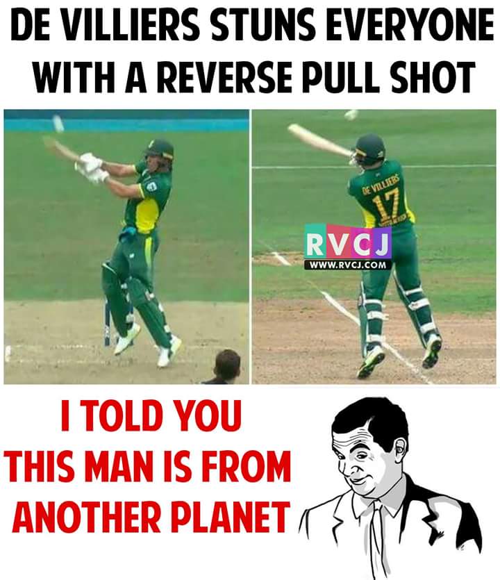 Sujithissacmat2's tweet photo. @ABdeVilliers17 #reversepull what a shot https://t.co/i88Zypy2mU