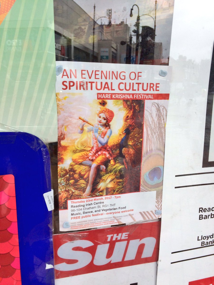 IskconFestUK's tweet image. We're in #Reading today promoting the towns upcoming #HareKrishna festival @rdgchronicle @getreading @WestBerkshire @ISKCONReading