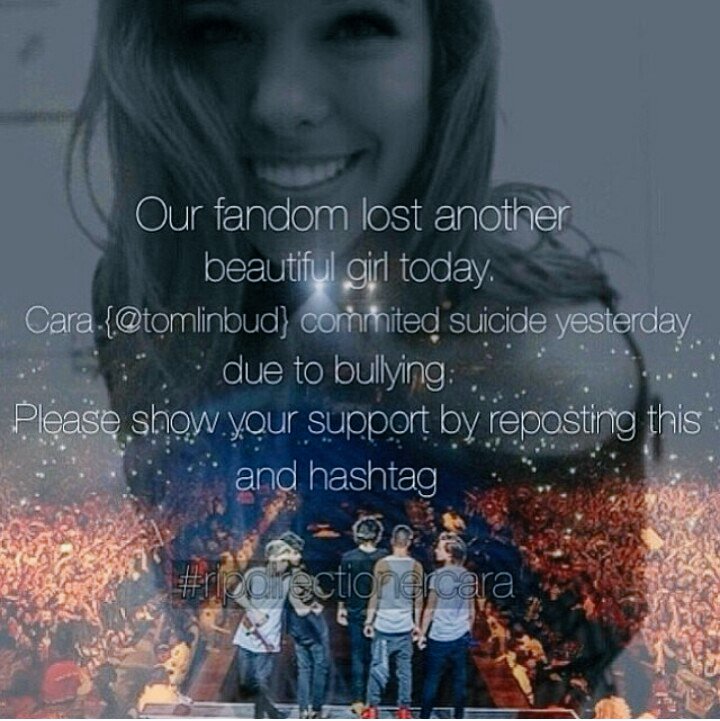 Harrys_Cupcake_'s tweet photo. #RIPdirectionercara
We love you caraβ€
@Harry_Styles @Louis_Tomlinson @NiallOfficial @LiamPayne we lost another directioner π https://t.co/74WnDPW8S2