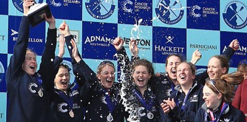 theboatrace's tweet photo. Happy #InternationalWomensDay Proud to celebrate with the inspiring women of @OUWBCsquad &amp; @cuwbc #IWD2017 #PullTogether https://t.co/ckd5rcNjXm