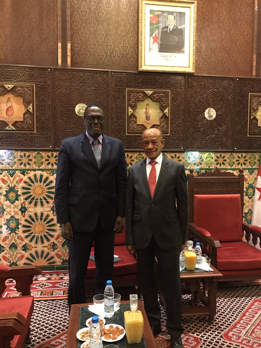 Just met Wali of Algiers <a href="/WilayaAlger/">Wilaya d'Alger</a>, learned of plan he has for making Algiers a Competitive, Resilient, Livable and inclusive #SmartCity.