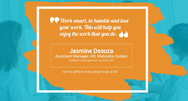 MahindraSusten's tweet photo. Today's #SolarWoman is our HR manager and our in house comedian - Jasmine D'souza! https://t.co/aoPLefdqgB