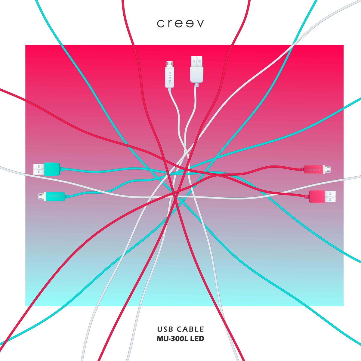 CRYPTO_SA's tweet photo. MU-300L LED is not just a USB cable! It's your funky and stylish gadget made by Creev! #USB #cable #product #Creev #by #Crypto https://t.co/mcdenZIWOJ
