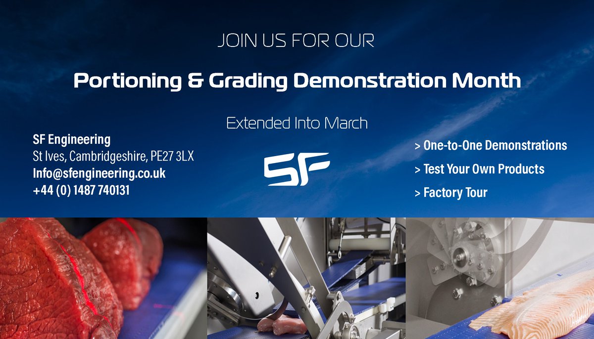 SF_Eng's tweet image. Due to popular demand, UK #portioning &amp;amp; #grading demonstration month has been extended in to March, book now sfengineering.ie