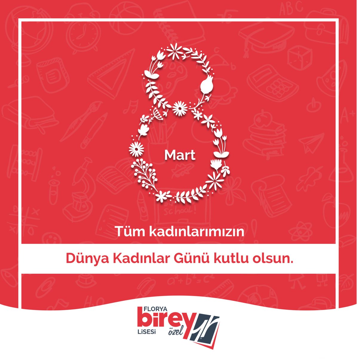 floryabireyozel's tweet photo. Tüm kadınlarımızın Dünya Kadınlar Günü kutlu olsun. https://t.co/3sKnTJBLGY