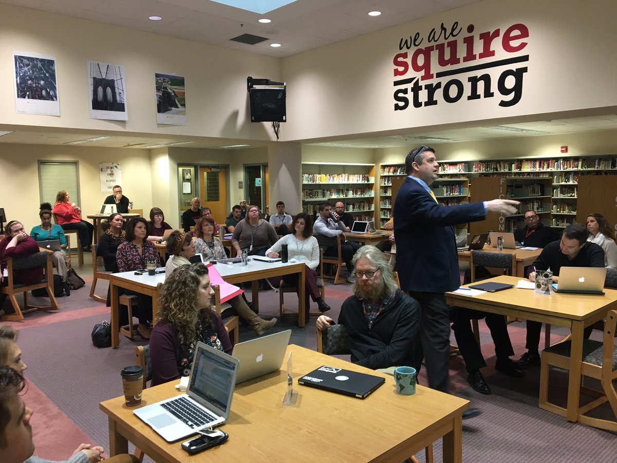 jonlippe's tweet photo. Mr.Cripe rolls out his twitter challenge today #mjshswbat. Clear and concise objectives are very important for student learning. #swbat https://t.co/XTIcnKo7l2