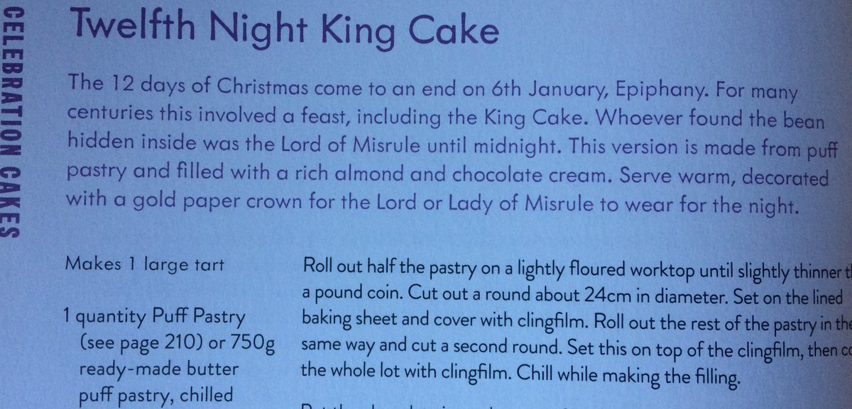 Bakingbugcakes's tweet photo. @Nattalingo : look at what I've just happened upon in my recipe book!!
Shall defo be giving the #epiphanycake a whirl! https://t.co/DJWc9dLgDL
