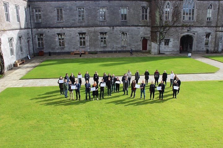 amle_ie's tweet photo. Thank you to our colleagues from across Europe and @ESUtwt for striking with us today #Strike4Repeal #repealthe8th #studentsforchoice #esc33 https://t.co/uKHnmJLldH