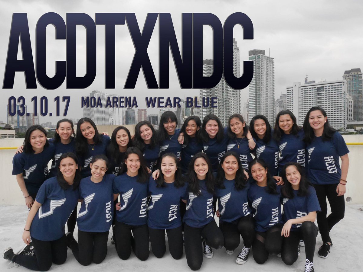 SACSCBA's tweet photo. Come and support ACDT as we murder the dance floor in NDC this Friday, 4PM at the MOA ARENA! #GREATNESS https://t.co/3XIEyYc5Fb
