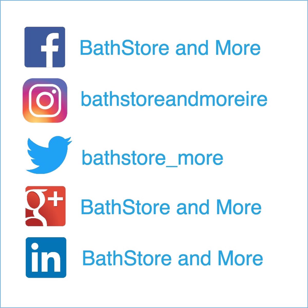 bathstore_more's tweet image. Don't forget to follow us on our other social platforms! We're open from 9-5 today! #bathroom #supplyandfit 🚿🛁